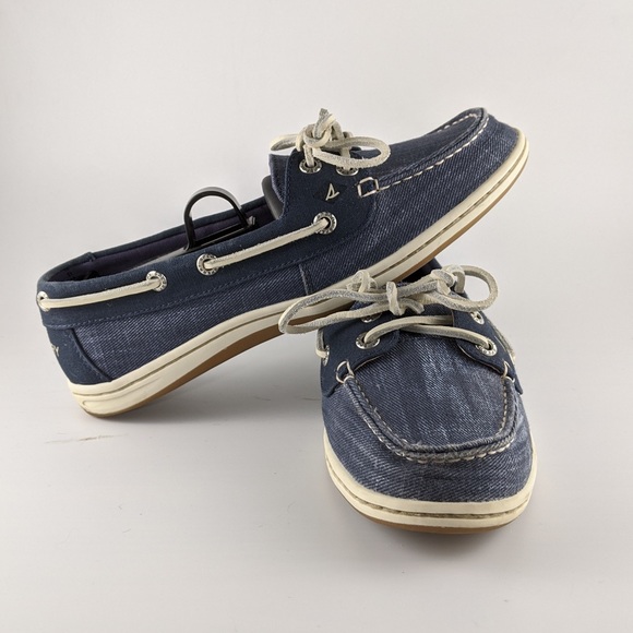 fabric boat shoes